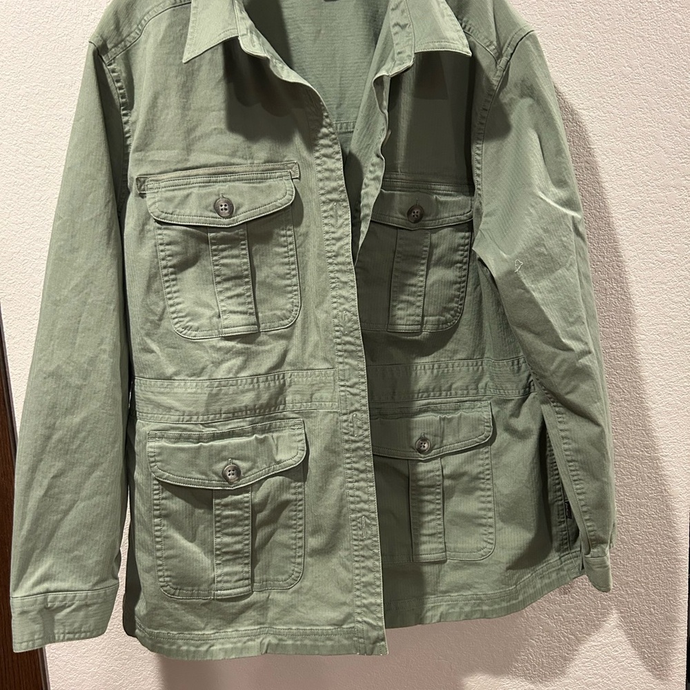 Eddie Bauer Green Utility Jacket
